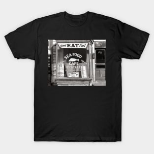 Seafood Cafe, 1937. Vintage Photo T-Shirt